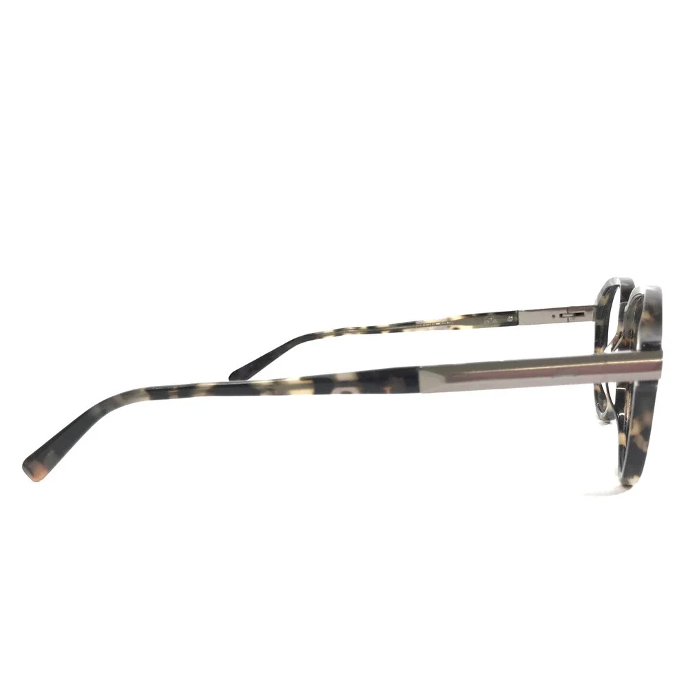 Brioni Eyeglasses Frames BR0079O 004 Tortoise Silver Round Full Rim 51-20-145